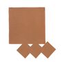 Soft Cotton Linen Napkins Mocha Brown • Set Of Four, thumbnail 3 of 3