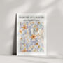 Marché Aux Fleurs Abstract Art Wall Print No.Two, thumbnail 5 of 9