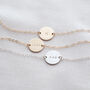 Personalised Silver Or Gold Fill Disc Bracelet, thumbnail 2 of 5