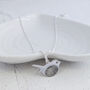 Silver Fingerprint Robin Charm, thumbnail 1 of 6