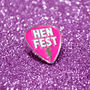 Henfest Plectrum Hen Party Enamel Pin Badges, thumbnail 6 of 10