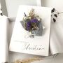 Happy Birthday Personalised Dried Flower Bouquet Card, thumbnail 7 of 10