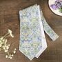 Liberty Blue Green Cravat And Pocket Square Set For Men And Boys, thumbnail 7 of 7