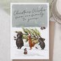 Woodland Animals Christmas Card Pack, thumbnail 6 of 6