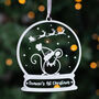 Personalised First Christmas Mouse Bauble, thumbnail 2 of 2