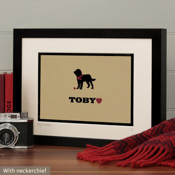 Personalised Labradoodle Print For One Or Two Dogs, 4 of 12
