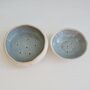 Handmade Powder Blue Ceramic Soap Dish, thumbnail 6 of 11