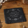 Snuggle Season 'Autumn Leave' Square Slate Coaster | Halloween | Home Decor, thumbnail 1 of 2