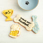 Father's Day Iced Dog Biscuit Set, thumbnail 1 of 1