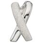 Sterling Silver Kiss Cross Pendant Necklace, thumbnail 2 of 4
