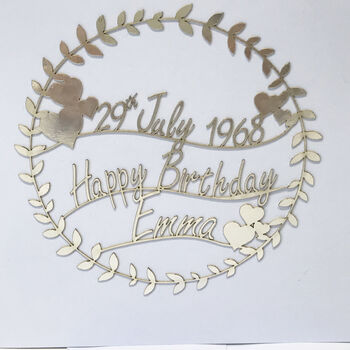 Personalised Age Hearts Birthday Card, 5 of 6