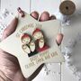 Personalised Triplets Family's 1st Christmas Decoration, thumbnail 3 of 3