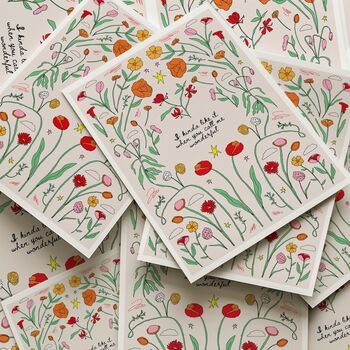 Olivia Dean “Man I Need” Floral Lyric Art Print, 7 of 9