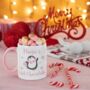 Personalised Penguin Christmas Mug Stocking Filler, thumbnail 4 of 5