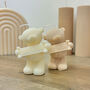 Cute Teddy Bear Birthday Gift Candle For Mums, thumbnail 3 of 9
