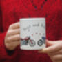 'Hogs And Kisses's' Biker's Mug Valentine Gift, thumbnail 2 of 3