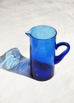 Moroccan Recycled Glass Jug, 4 of 5