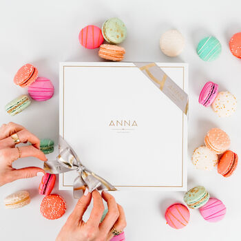 24 Piece Seasonal Macaron Gift Box, 2 of 3