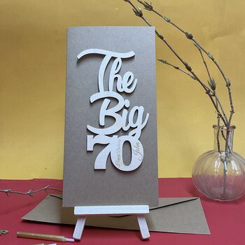 Personalised Big 70 Birthday Card, 2 of 12