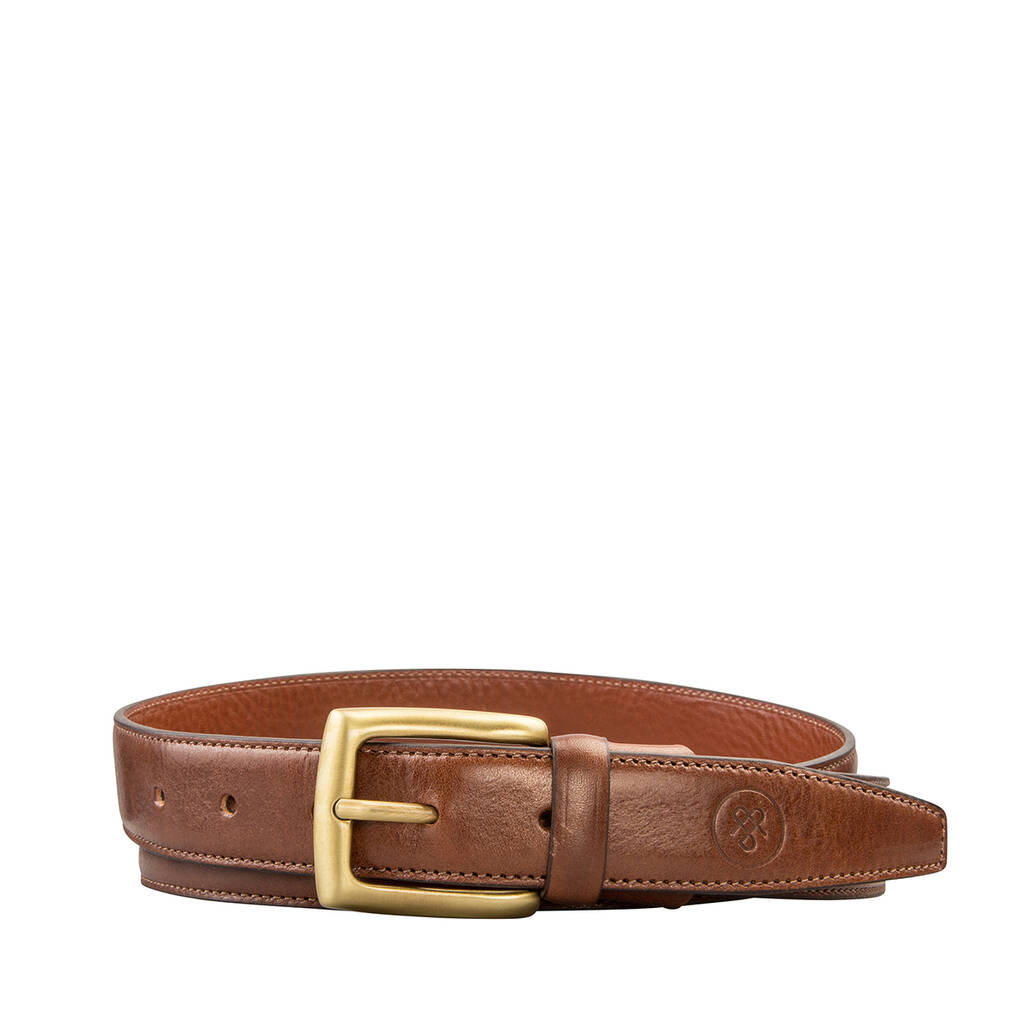 Men's Premium Leather Smart Leather Belt 'Gianni' By Maxwell Scott Bags ...