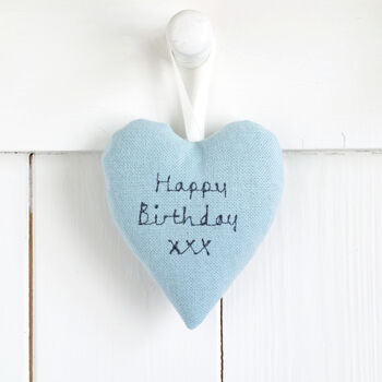 Personalised Initial Hanging Heart Birthday Gift For Her, Any Age, 11 of 12