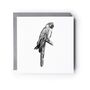 Parrot Hand Drawn Greeting Card, thumbnail 2 of 6