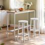 Set Of Two Bar Stools With Metal Frame, thumbnail 4 of 11