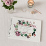 Tulips And Spring Flowers Wedding Guest Book, thumbnail 5 of 11