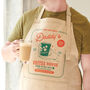 Personalised Barista Coffee Burlap Apron, thumbnail 1 of 5