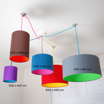 Pick And Mix Lamp Shade 100's Of Colours, 7 of 10
