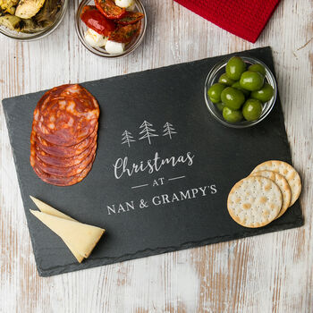 Personalised Christmas Cheese Board For Families, 2 of 8