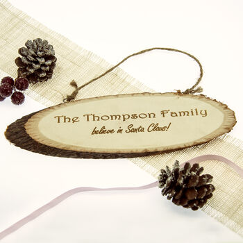 Personalised Decorative Family Christmas Hanging Sign, 3 of 3
