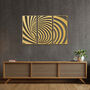 3D Wooden Spiral Wall Art Optical Illusion Decor, thumbnail 8 of 10