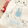 Personalised Pom Pom Bunny Easter Bag, thumbnail 2 of 3