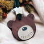 Hand Painted Personalised Christmas Decoration | Bear, thumbnail 2 of 8