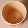 Large Moon Phases Ceramic Planter And Tray, H17cm, thumbnail 5 of 5