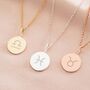 Sterling Silver Sia Personalised Star Sign Necklace, thumbnail 1 of 12