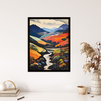 Brecon Beacons Beauty Wales Autumnal Wall Art Print, 4 of 6