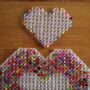 Love Heart Beaded Placemat And Coaster Set, thumbnail 7 of 9