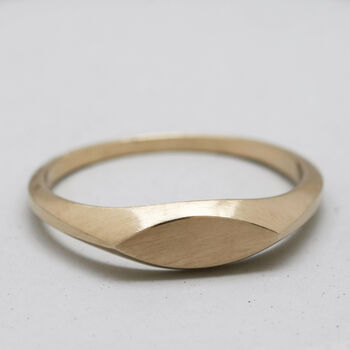 9ct Gold Signet Ring For Women, 8 of 11