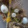 Spring Easter Feather Egg And Twig Wreath Wall Door, thumbnail 6 of 6