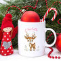 Personalised Set Of Two Reindeer Mugs, thumbnail 3 of 3