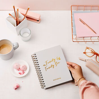 Personalised Charming 2026 Weekly Diary, 9 of 10