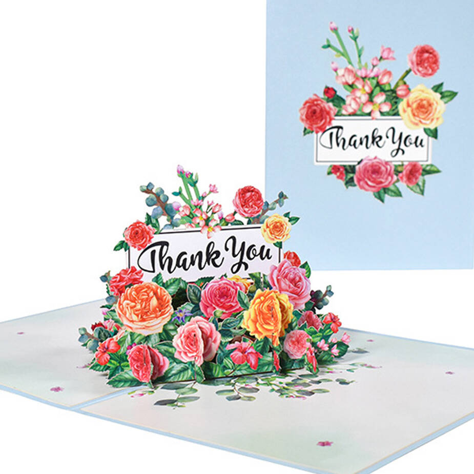 Thank You Pop Up Card Gift For Friends, 1 of 4