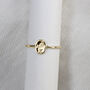 Floral Birth Flower Ring Sterling Silver Or 9ct Gold, thumbnail 8 of 11