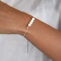 40th Birthday Pearl Sliding Bracelet, thumbnail 4 of 9