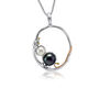 Organic Pearl Duo Pendant, thumbnail 5 of 7