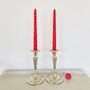 Pair Of Red And Pink Heart Candles, thumbnail 3 of 6