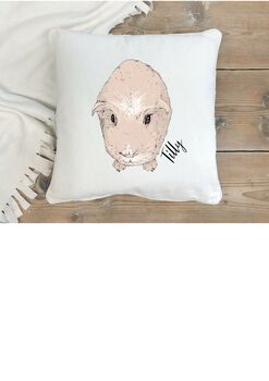 Personalised Guinea Pig Cushion, 3 of 6