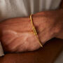 Personalised Mens Bar Chain Bracelet Gift, thumbnail 1 of 6